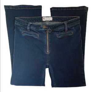 Free People Crop Flare Jeans